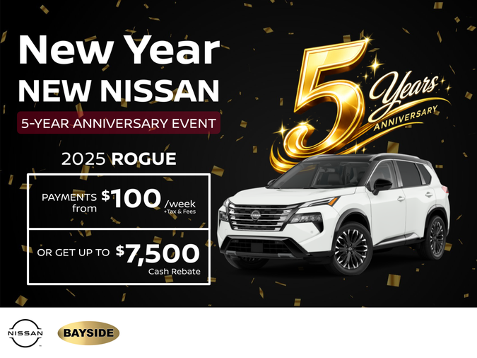 GET THE 2025 NISSAN ROGUE TODAY!