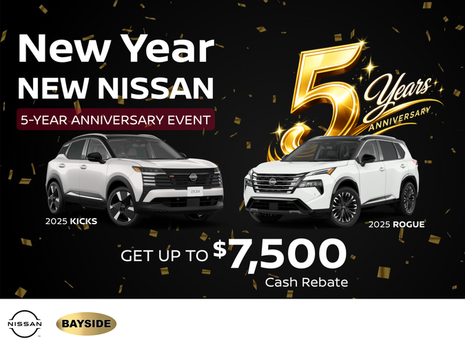 NEW YEAR, NEW NISSAN - OUR 5-YEAR ANNIVERSARY EVENT