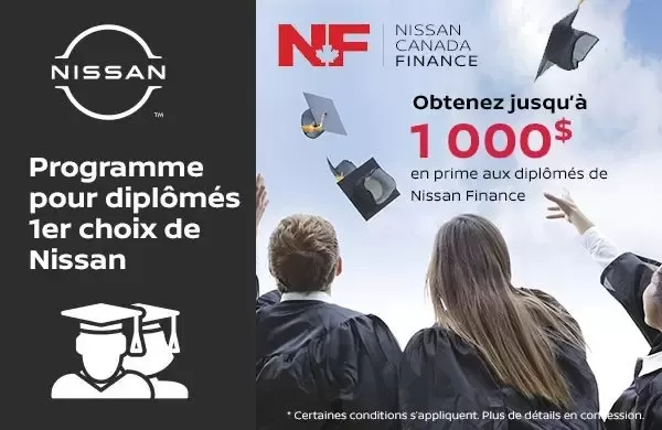 Programme pour diplômés 1er choix de Nissan