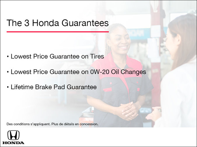 The 3 Honda Guarantees
