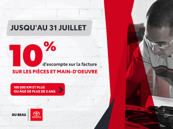 10% d’escompte sur la facture