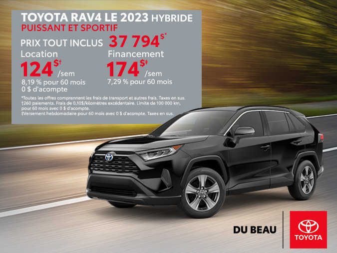 Toyota RAV4 LE 2023 Hybride