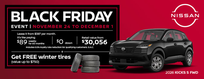 Black Friday - 2026 Kicks S