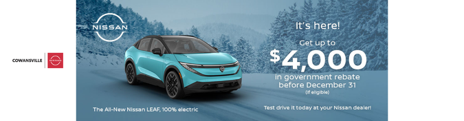 Holiday Season Program – Nissan Leaf 2026