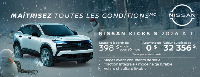 Kicks 2026 - Maîtrisez toutes les conditions