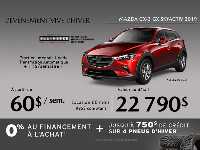 Mazda CX-3 2019 - Promotion