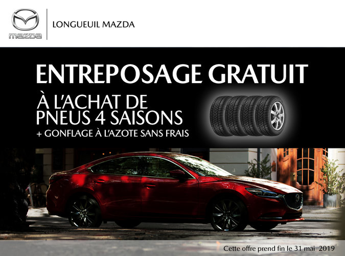 Free storage when buying 4 all-season tires
