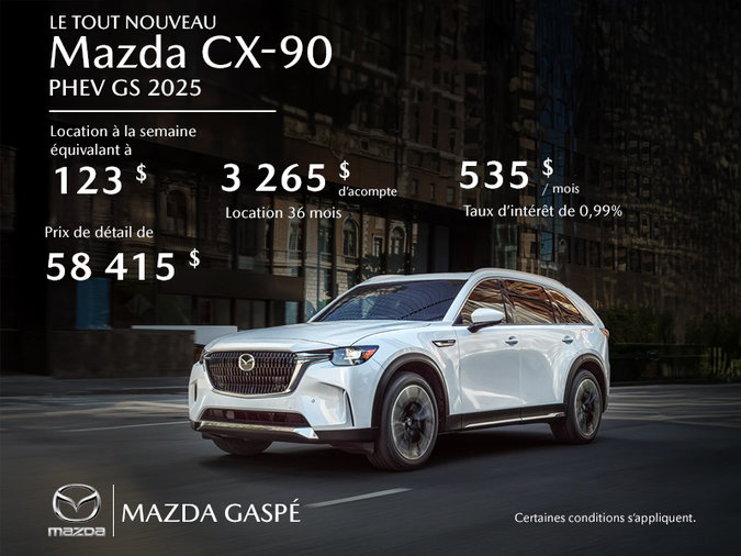 Mazda CX-90 PHEV GS 2025