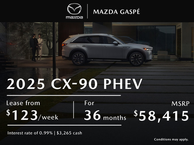2025 MAZDA CX-90 PLUG-IN HYBRID