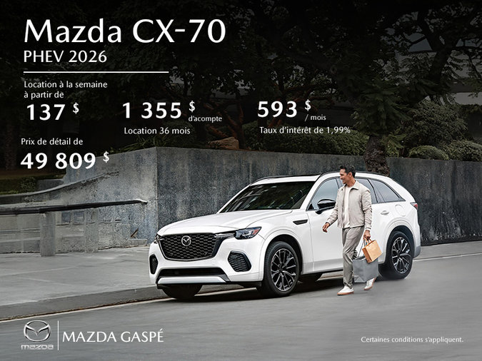 Mazda CX-70 PHEV 2026