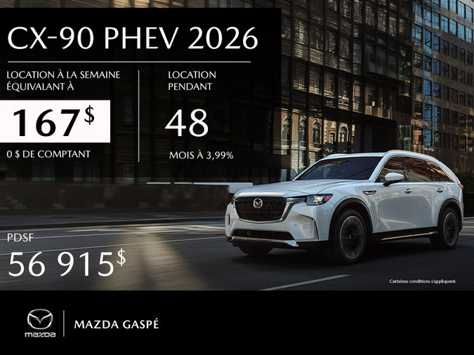 Mazda CX-90 PHEV 2026