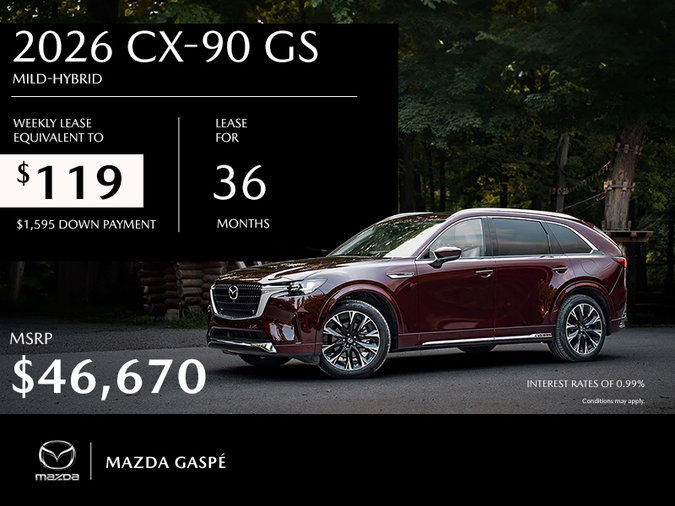 2026 Mazda CX-90 GS Mild Hybrid