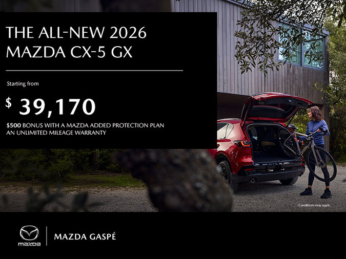 The All-new 2026 Mazda CX-5 GX