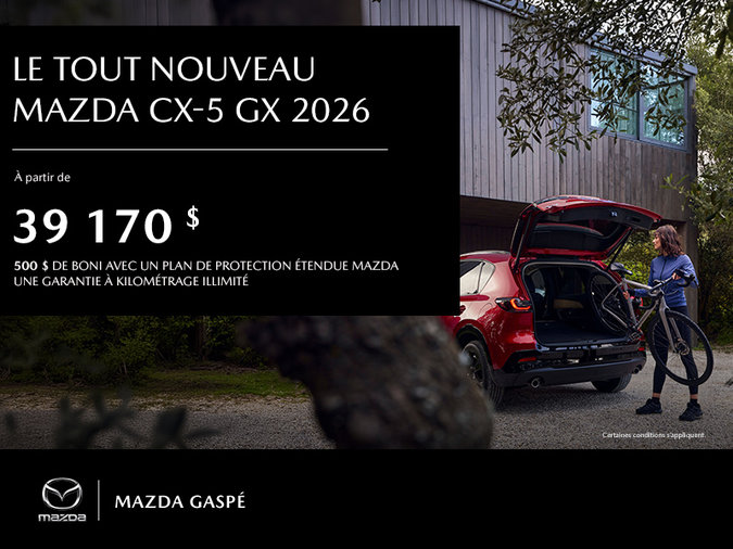 Le tout nouveau Mazda CX-5 GX 2026
