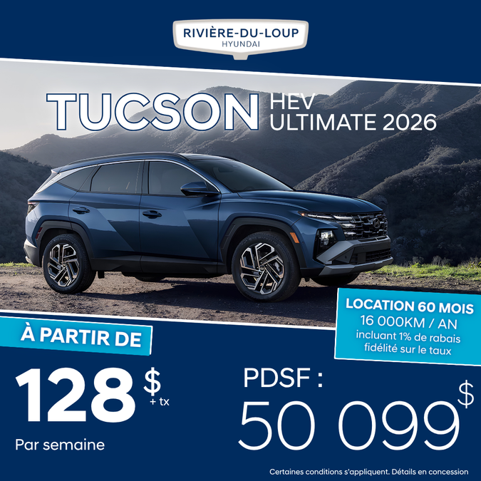 Tucson HEV Ultimate 2026