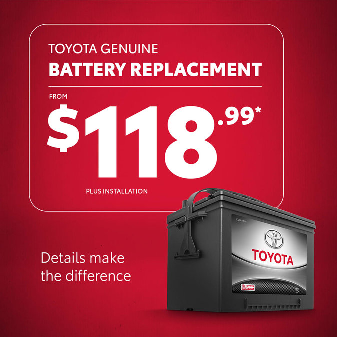 Toyota Genuine Battery replacement