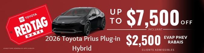 PRIUS HYBRIDE RECHARGEABLE 2026