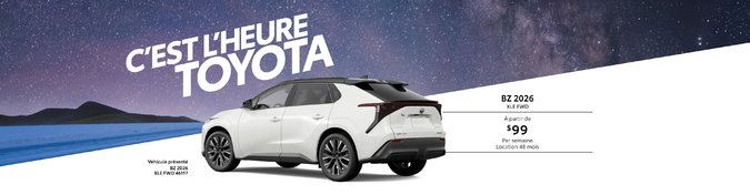 C'est l'heure Toyota - BZ 2026