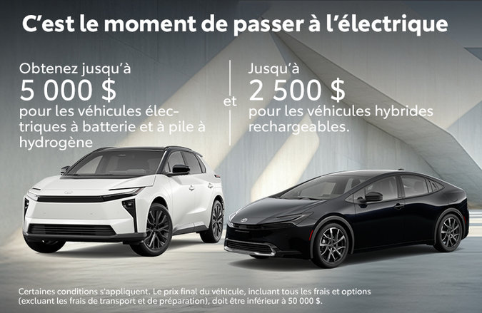 Les nouveaux incitatifs pour véhicules électriques sont arrivés!