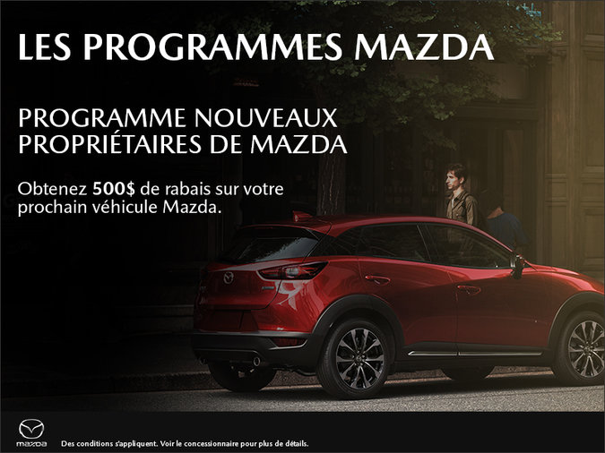 Programme nouveaux proprios Mazda