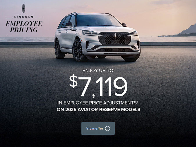 Enjoy up to $7,119 in Employee Price Adjustments on 2025 Aviator Reserve models*