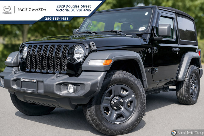 Pacific Mazda - Own this 2024 Jeep Wrangler Sport 2-door 4x4 for $99 weekly*