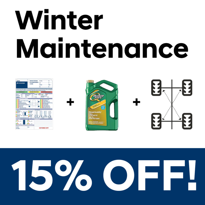 15% OFF Winter Maintenance!
