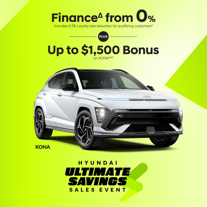 2026 Kona - Ultimate Savings Sales Event