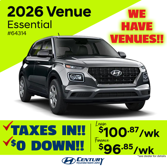 2026 Venue $96.85/wk!