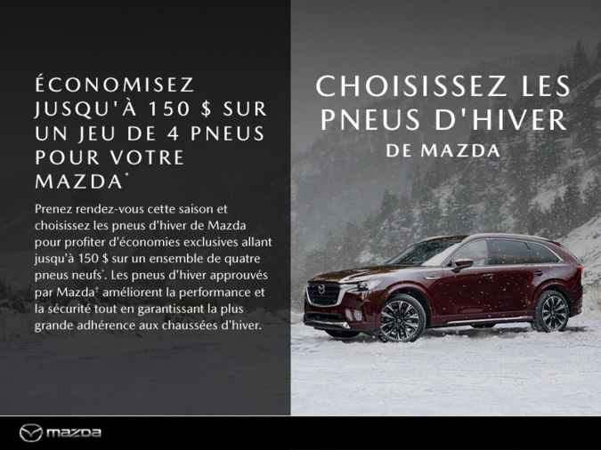 Mazda Joliette - Choisissez les pneus d'hiver de Mazda