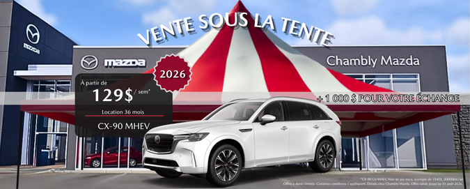 Chambly Mazda - CX-90 PHEV AUGUST 2026