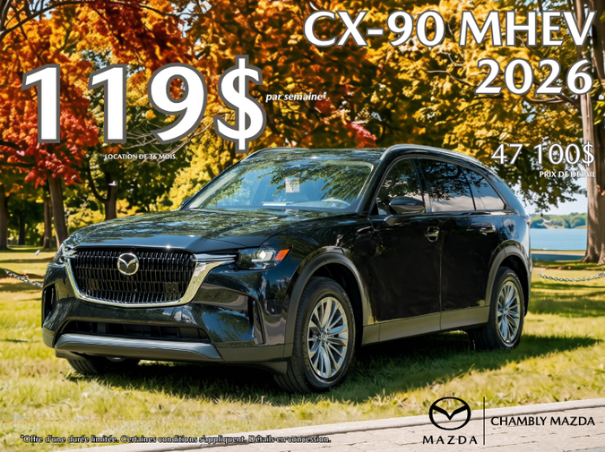 Chambly Mazda - CX-90 MHEV OCT 2026