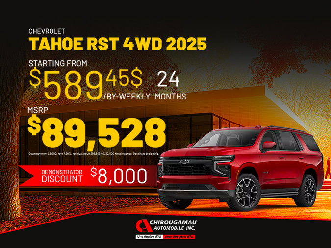 Chevrolet Tahoe RST 4WD 2025