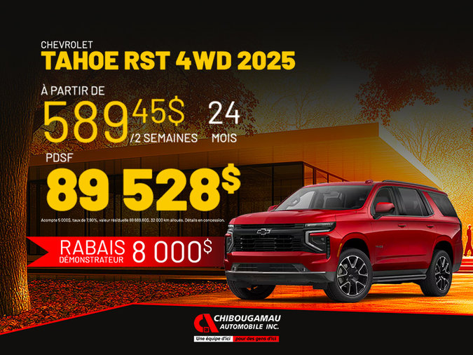 Chevrolet Tahoe RST 4WD 2025