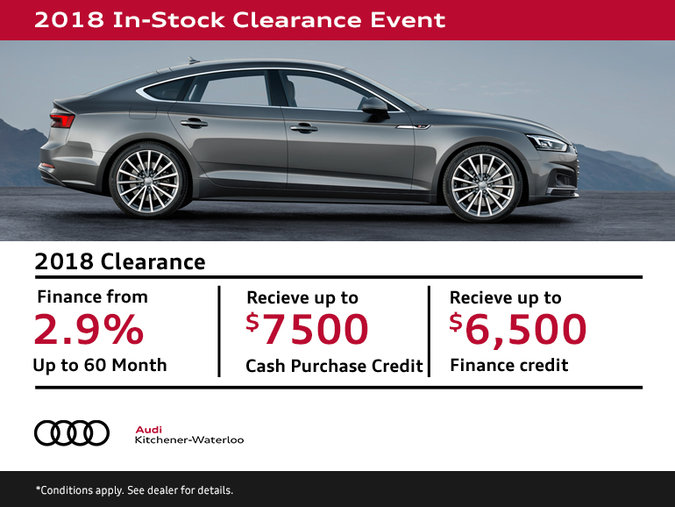 2018 Model Year Clearance Event