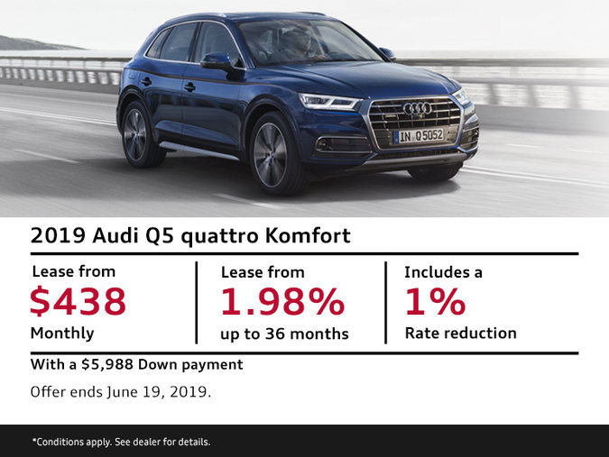 2019 Audi Q5 quattro Komfort - Summer of Audi Sales Event