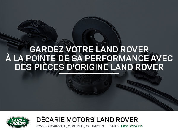 Des pièces d'origine Land Rover