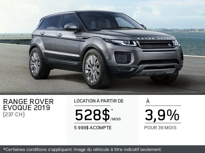 Le Range Rover Evoque 2019