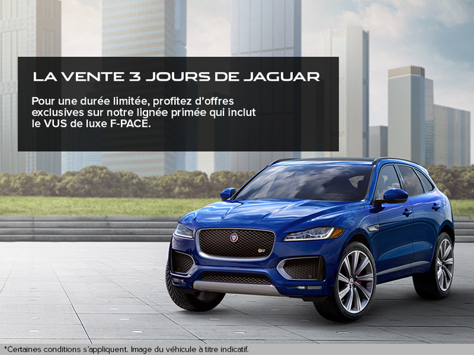 La vente 3 jours de Jaguar