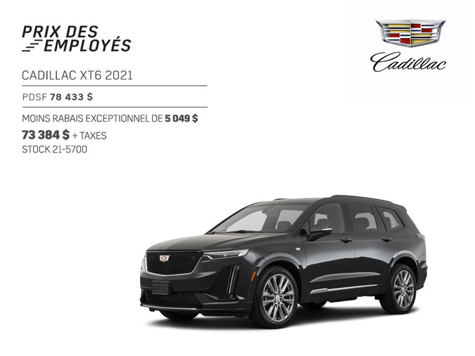 Cadillac XT6 SPORT 2021
