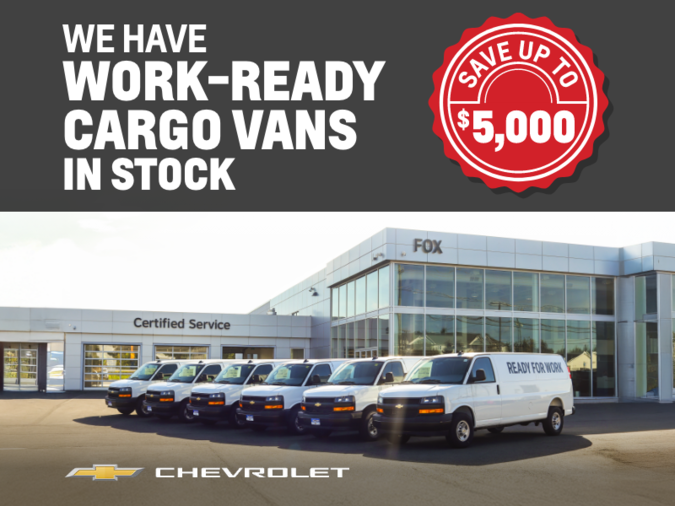 Get Work Ready Cargo Vans