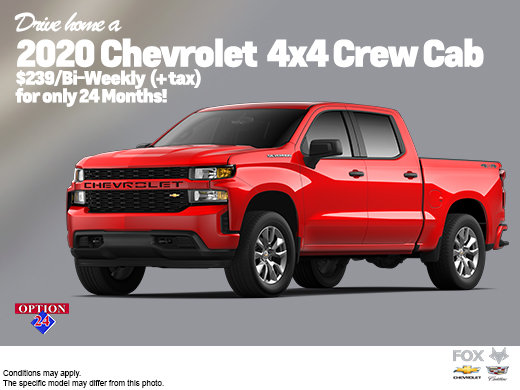 Drive Home A Chevy Silverado Crew Cab