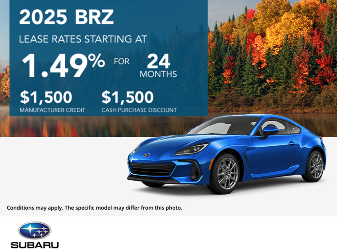Get the 2025 Subaru BRZ Today!