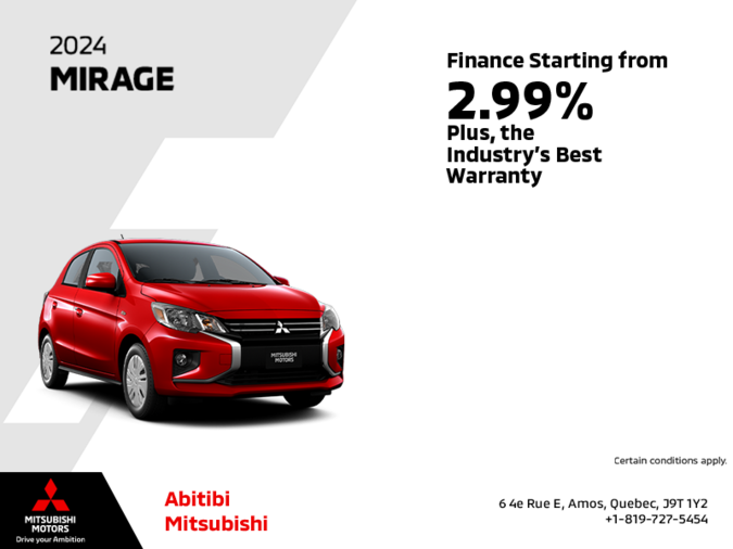 Get the 2024 Mitsubishi Mirage