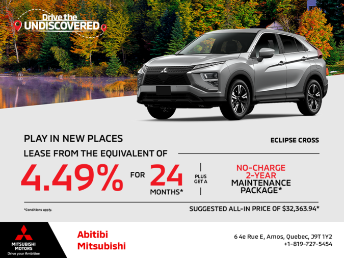 Get the 2026 Mitsubishi Eclipse Cross
