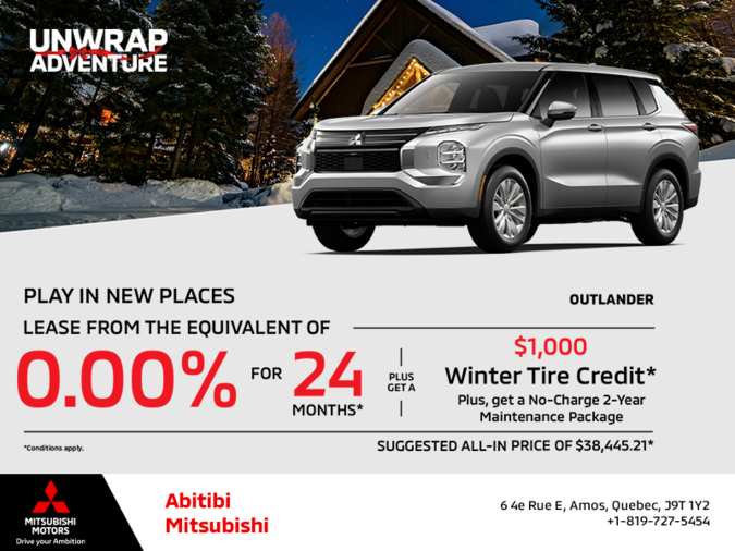 Get the 2025 Mitsubishi Outlander