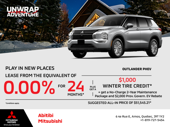 Get the 2025 Mitsubishi Outlander PHEV