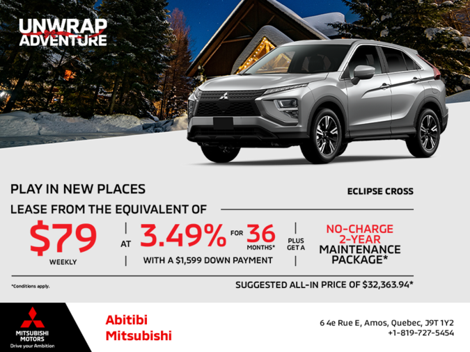 Get the 2026 Mitsubishi Eclipse Cross