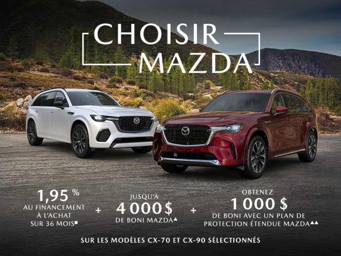 L'événement Choisir Mazda