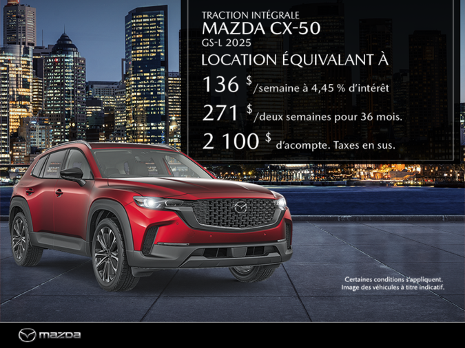Procurez-vous le Mazda Cx-50 2025